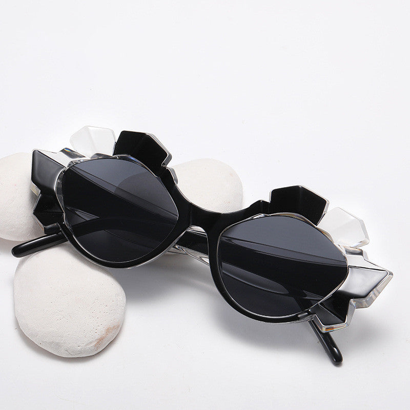 Personalized Trendy Sunglasses Special-shaped Frame UV Protection Glasses
