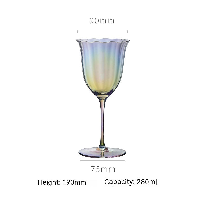 Retro Style Household Red Wine Champagne Glasses Set