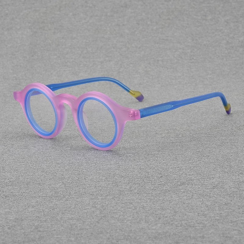 Fashion Female Personality Round Frame Glasses