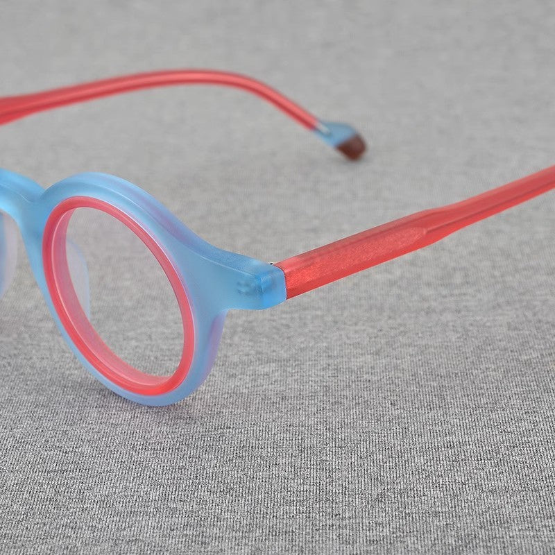 Fashion Female Personality Round Frame Glasses