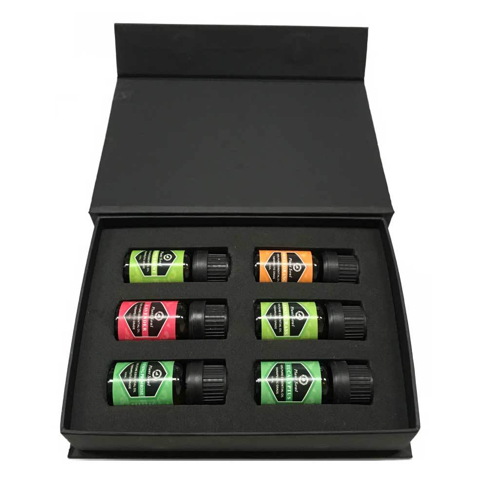 Essential Oils Gift Box - 6 x 10ml Bottles Gift Pack Plant Soul Oil Selection-2