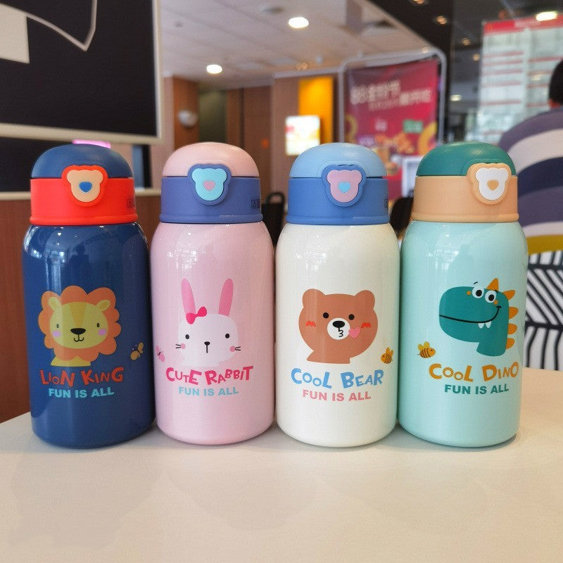 304 Stainless Steel Vacuum Flask For Primary School Students Cute Fashion Mug Vacuum Flask