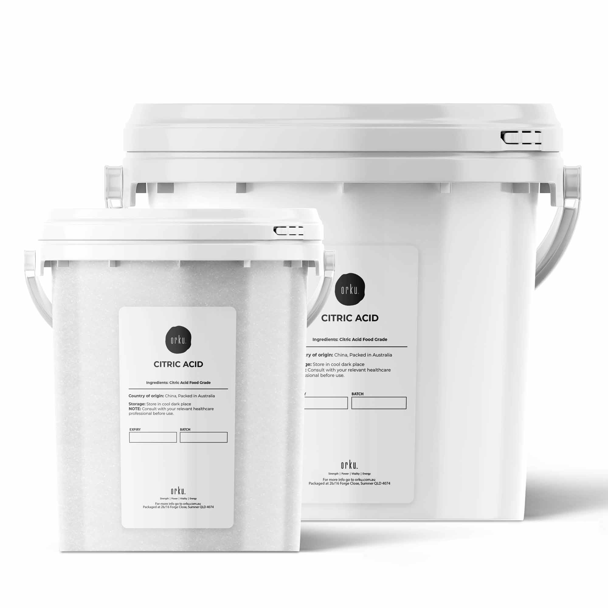Citric Acid Powder - Resealable Tubs Food Grade Anhydrous GMO Preservative Free-0