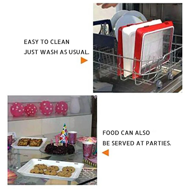 TEENRA Stackable Food Preservation Tray