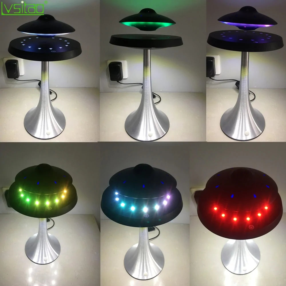 LED Magnetic Levitating UFO Lamp Speaker