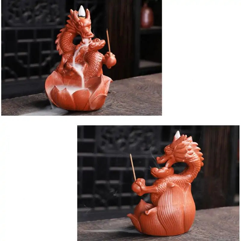 Ceramic Dragon Incense Burner