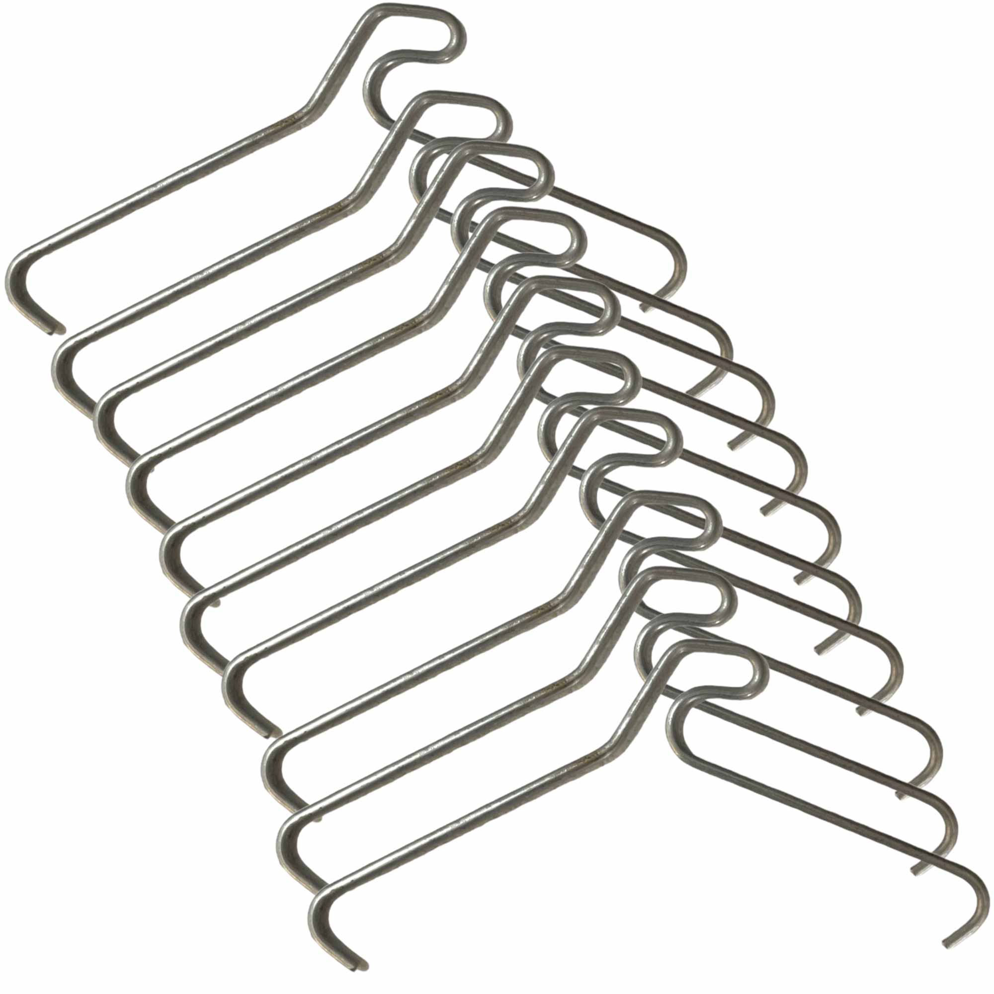 10 Pack 65mm (2.5") Brick Hooks - Wall Crab Clips Hangers For Pictures Plants-1