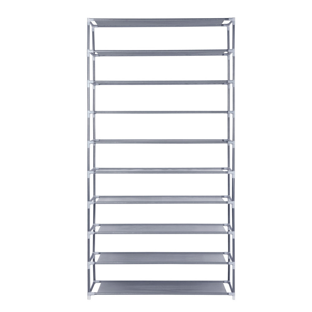 10 Tier Stackable Shoe Rack-2