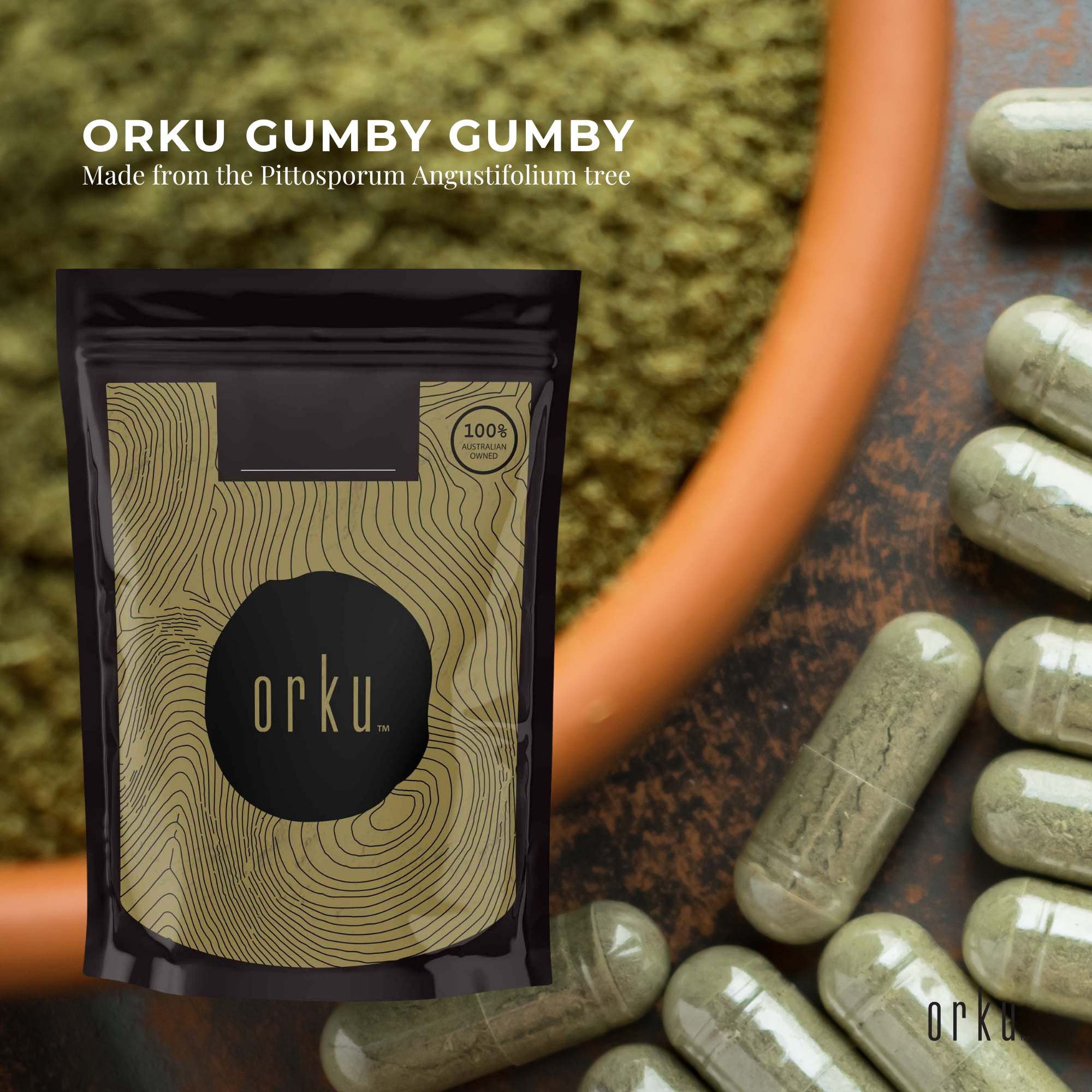 100g Gumby Gumby Pure Powder - Gumbi Aboriginal Plant Pittosporum Angustifolum-2