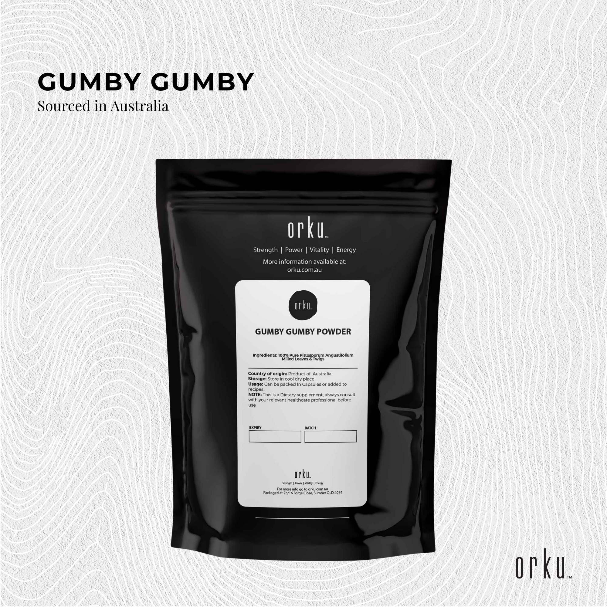 100g Gumby Gumby Pure Powder - Gumbi Aboriginal Plant Pittosporum Angustifolum-3
