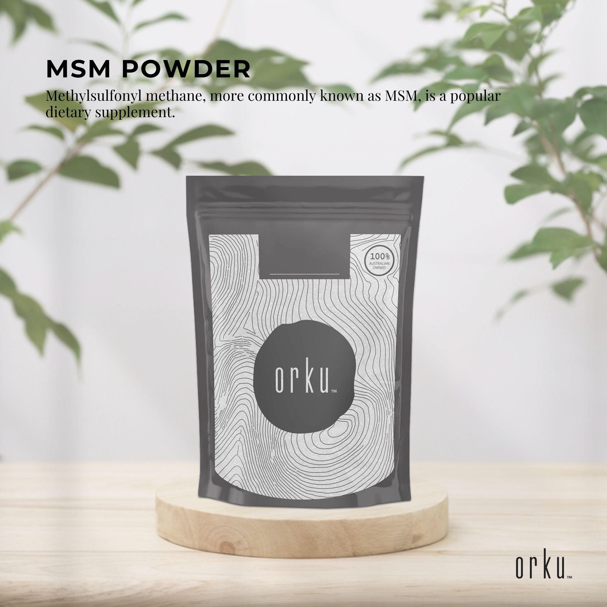 100g MSM Powder or Crystals - 99% Pure Methylsulfonylmethane Dimethyl Sulfone-4