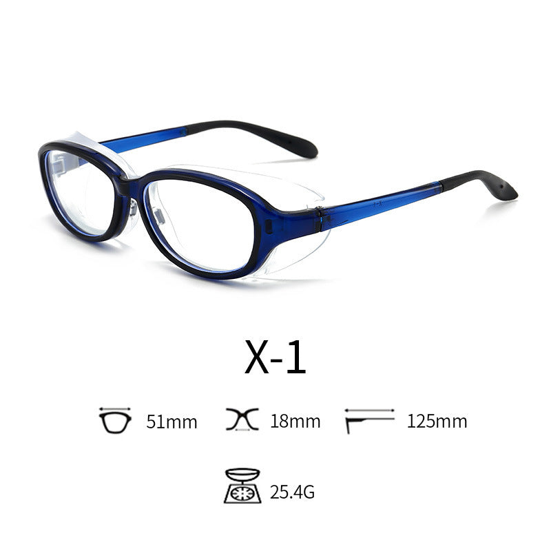 Anti-blue glasses, flat-light, dust-proof safety goggles