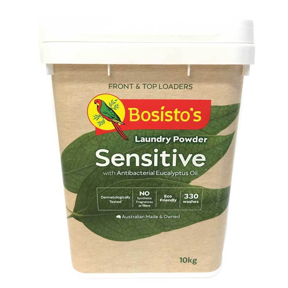 10Kg Laundry Powder Sensitive Bosisto's Bulk Eco Eucalyptus Washing Detergent-0