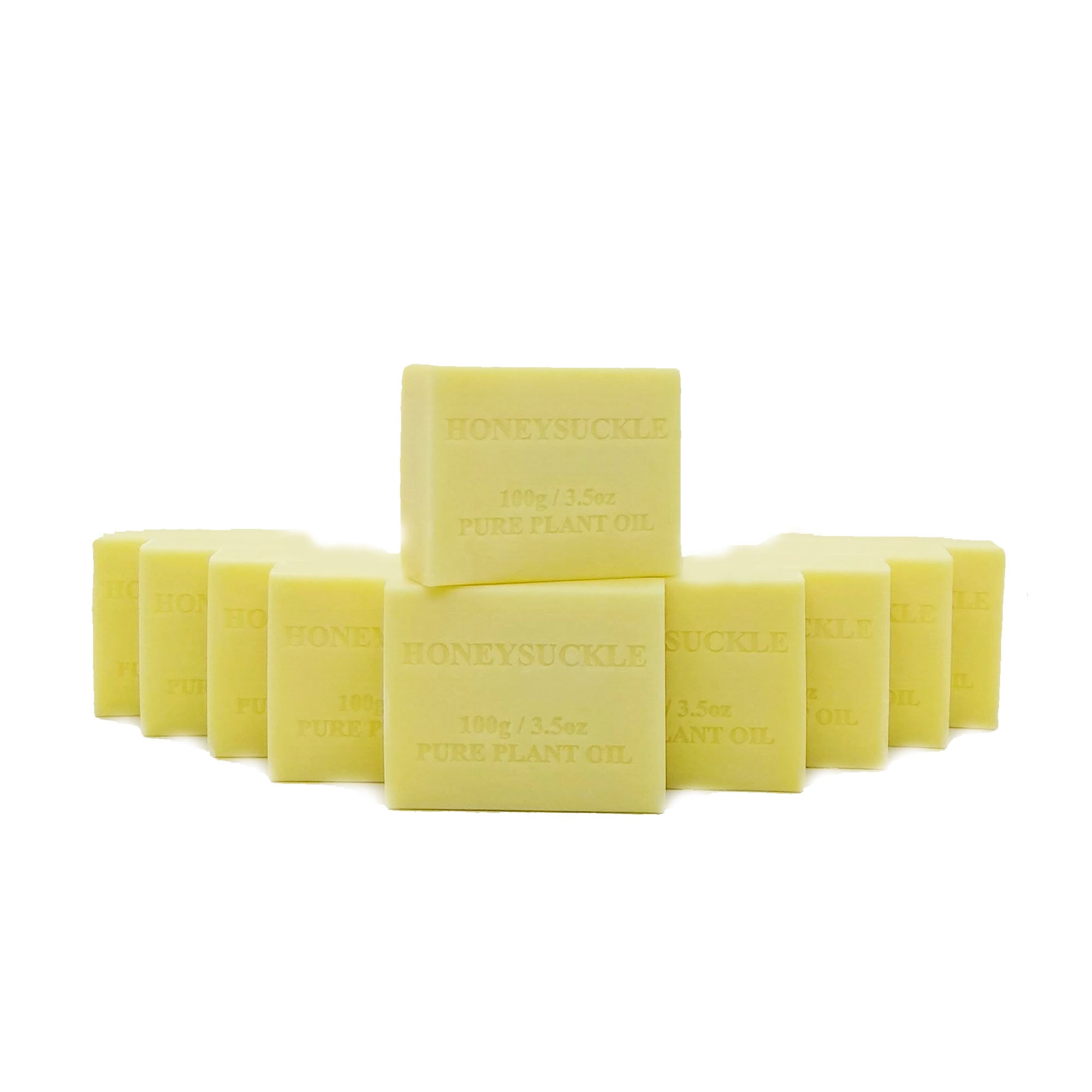 10x 100g Plant Oil Soap Honeysuckle Scent Pure Vegetable Base Bar Australian-0