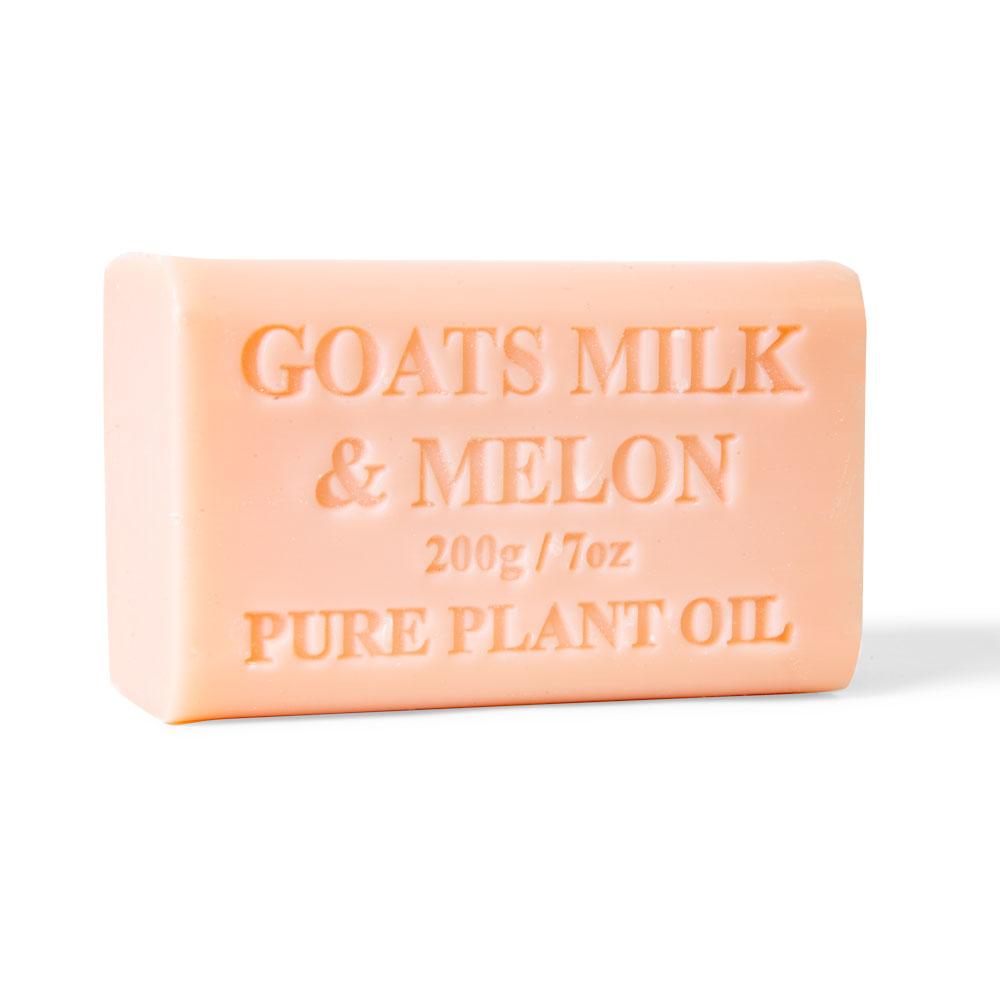 10x 200g Goats Milk Soap Bars - Melon Scent Pure Natural Australian Skin Care-0