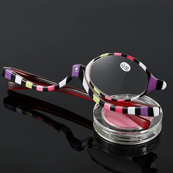 Reading glasses makeup glasses