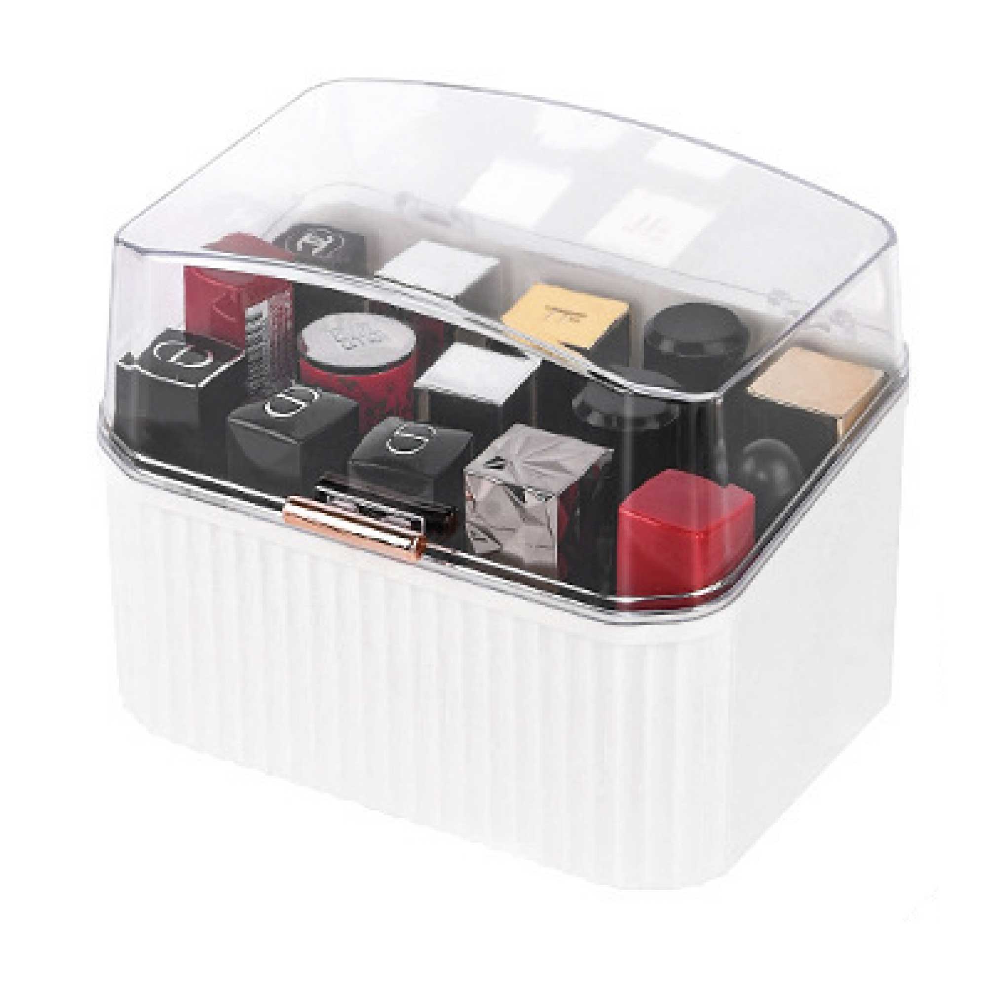 12 Slot Lipstick Desktop Box - Makeup Storage Container Cosmetic Case-0