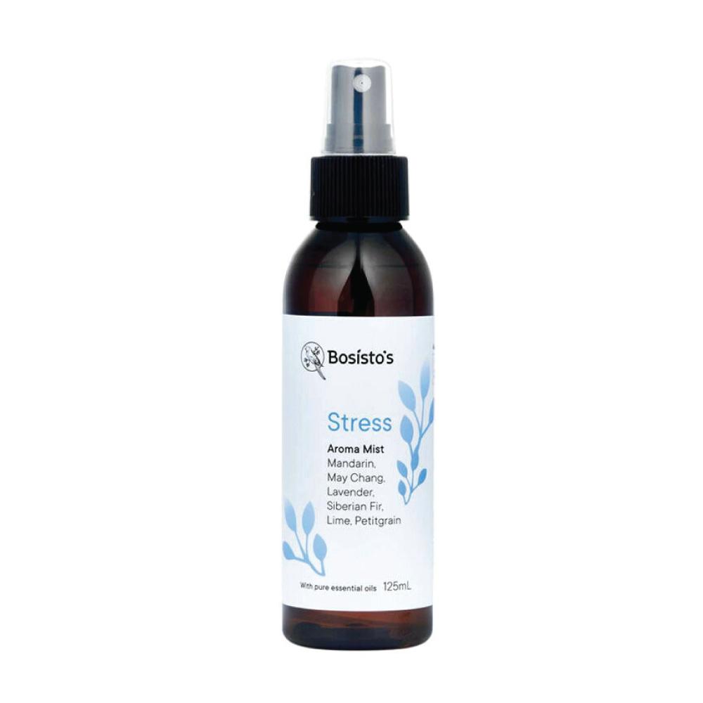 125ml Aroma Mist Stress Bosisto's Calm Relief Essential Oil Aromatherapy Spray-0