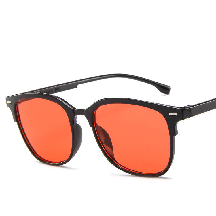 Temperament Simple Retro Couple Square Wild Glasses