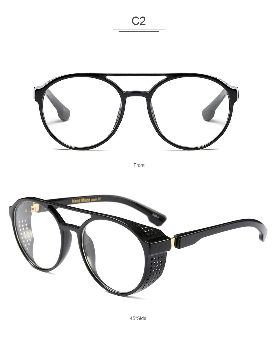 Trendy star with the new retro round sunglasses Fashion men and women glasses sunglasses