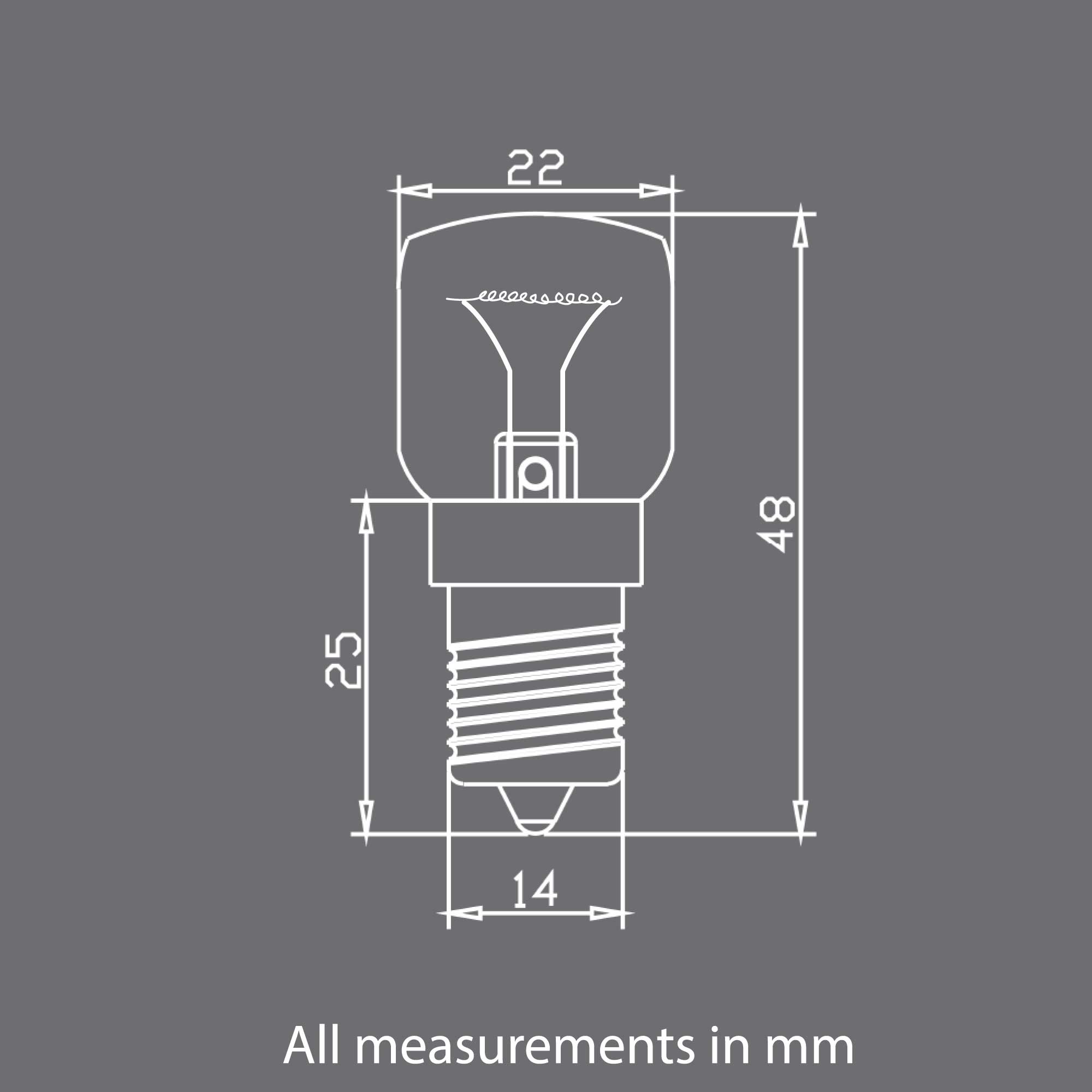 12V 12W E14 Light Bulb Replacement Globe -Himalayan Salt Lamp Switch Accessories-1