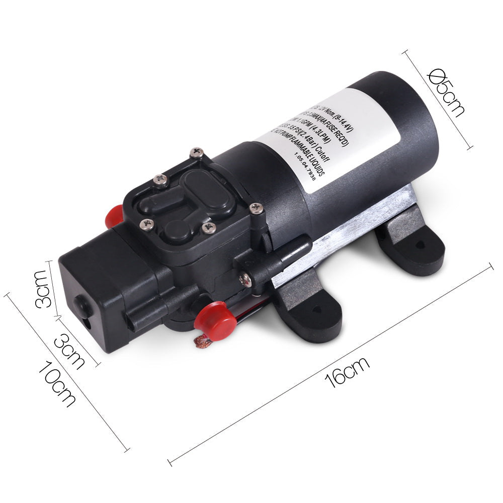 12V Portable Water Pressure Shower Pump-1