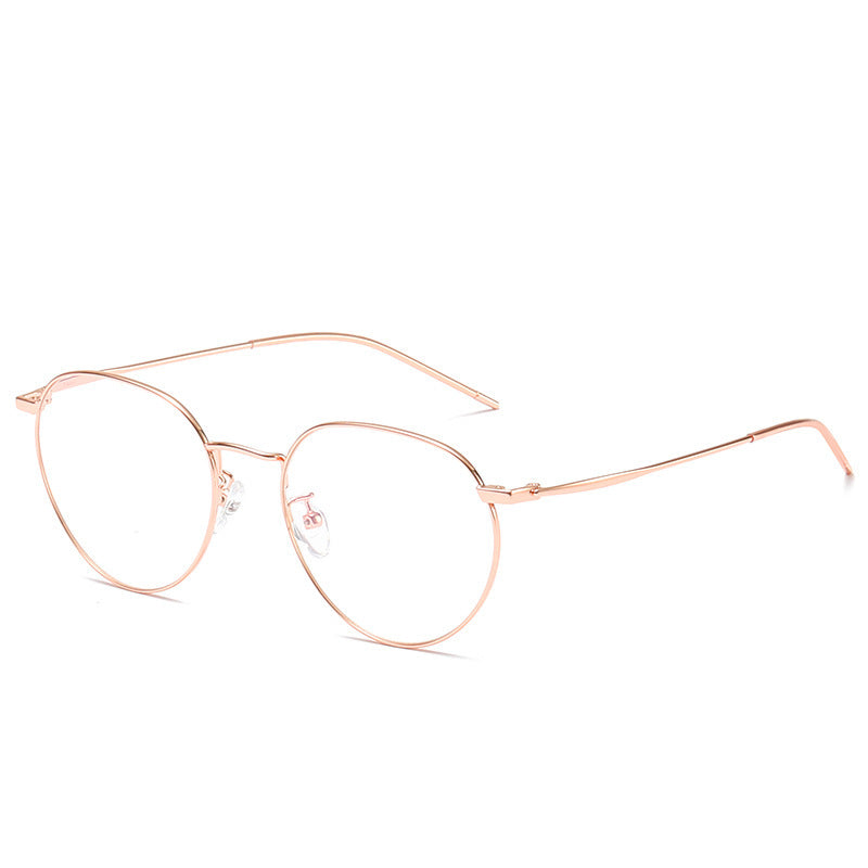 Anti-blue glasses literary retro frame glasses