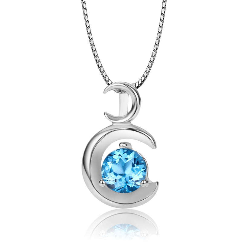 The moon represents my heart pendant noble and elegant