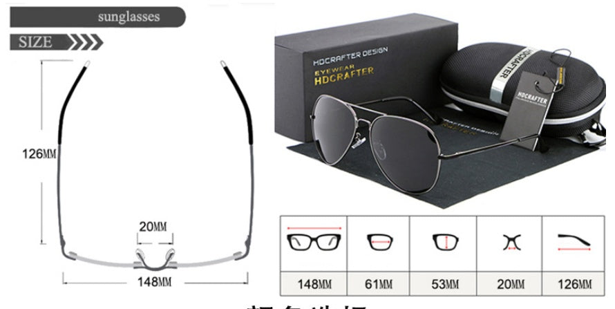Polarized Sunglasses 8012 Glasses Men's Driving Special Men's Glasses Quality