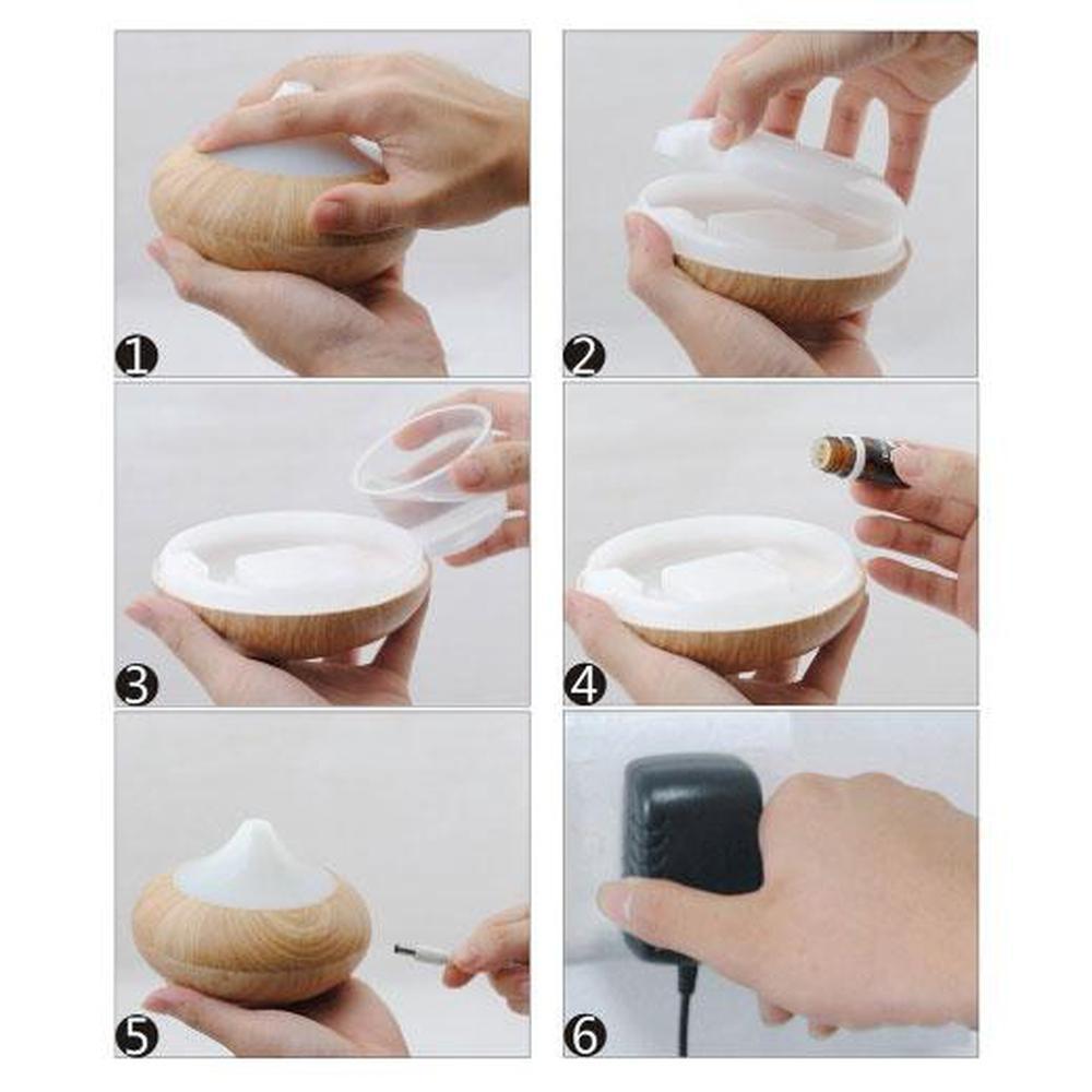 160ml Essential Oil Aroma Diffuser - Electric Aromatherapy Mist Humidifier-5