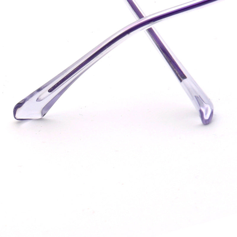 Plating Alloy Metal Anti-blue Light Glasses Frame Small Frame Myopia Glasses