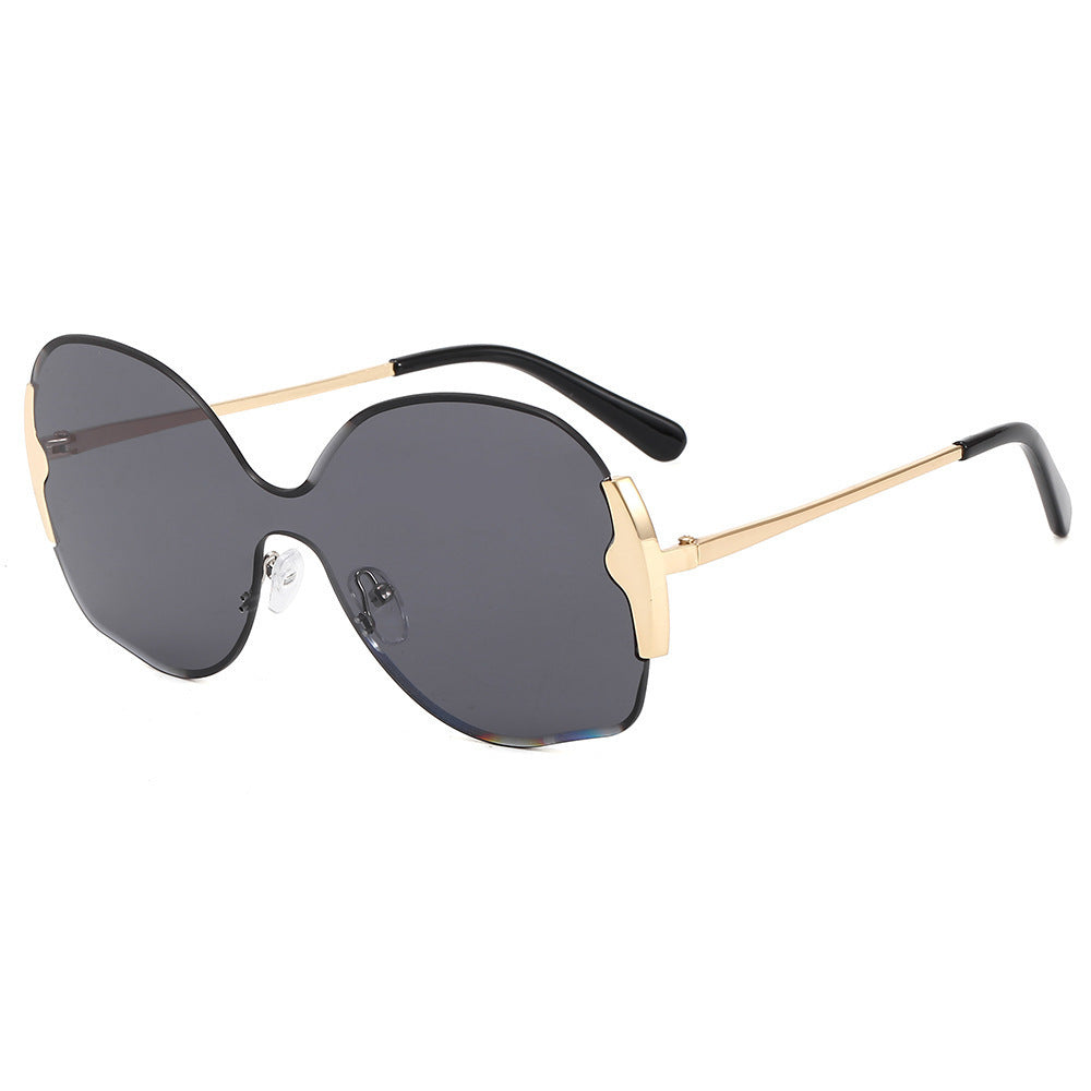 New Glasses Women Net Red Cut-edge Sunglasses Women