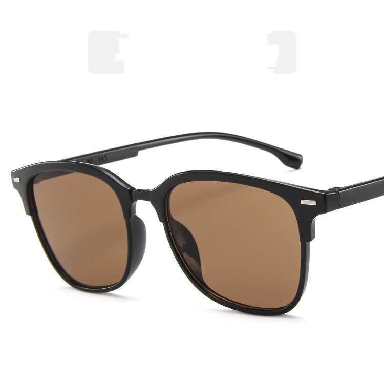 Temperament Simple Retro Couple Square Wild Glasses