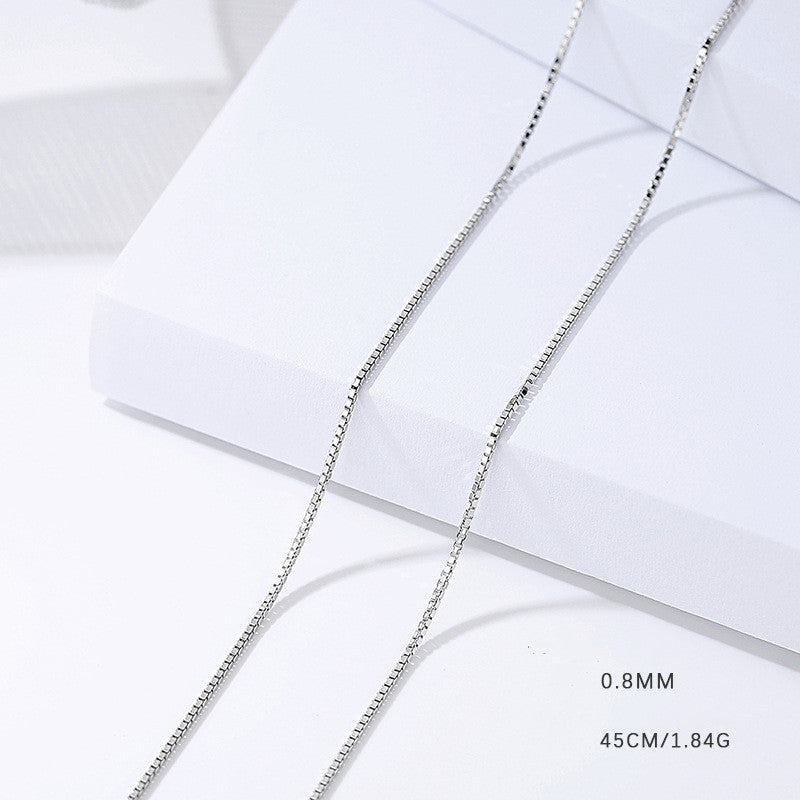 925 sterling silver my heart eternal necklace jewelry crystal pendant