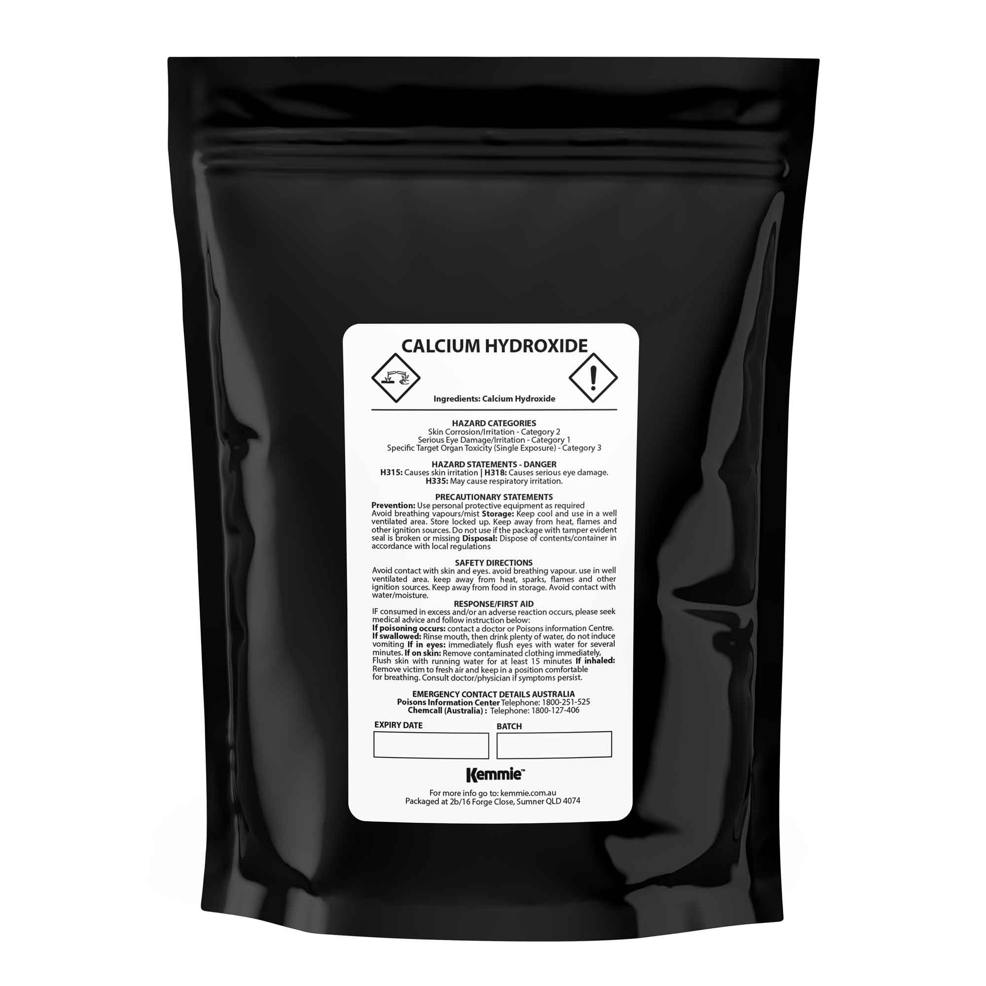 1Kg Food Grade Calcium Hydroxide Powder - FCC Hydrated Slaked Pickling Lime-0