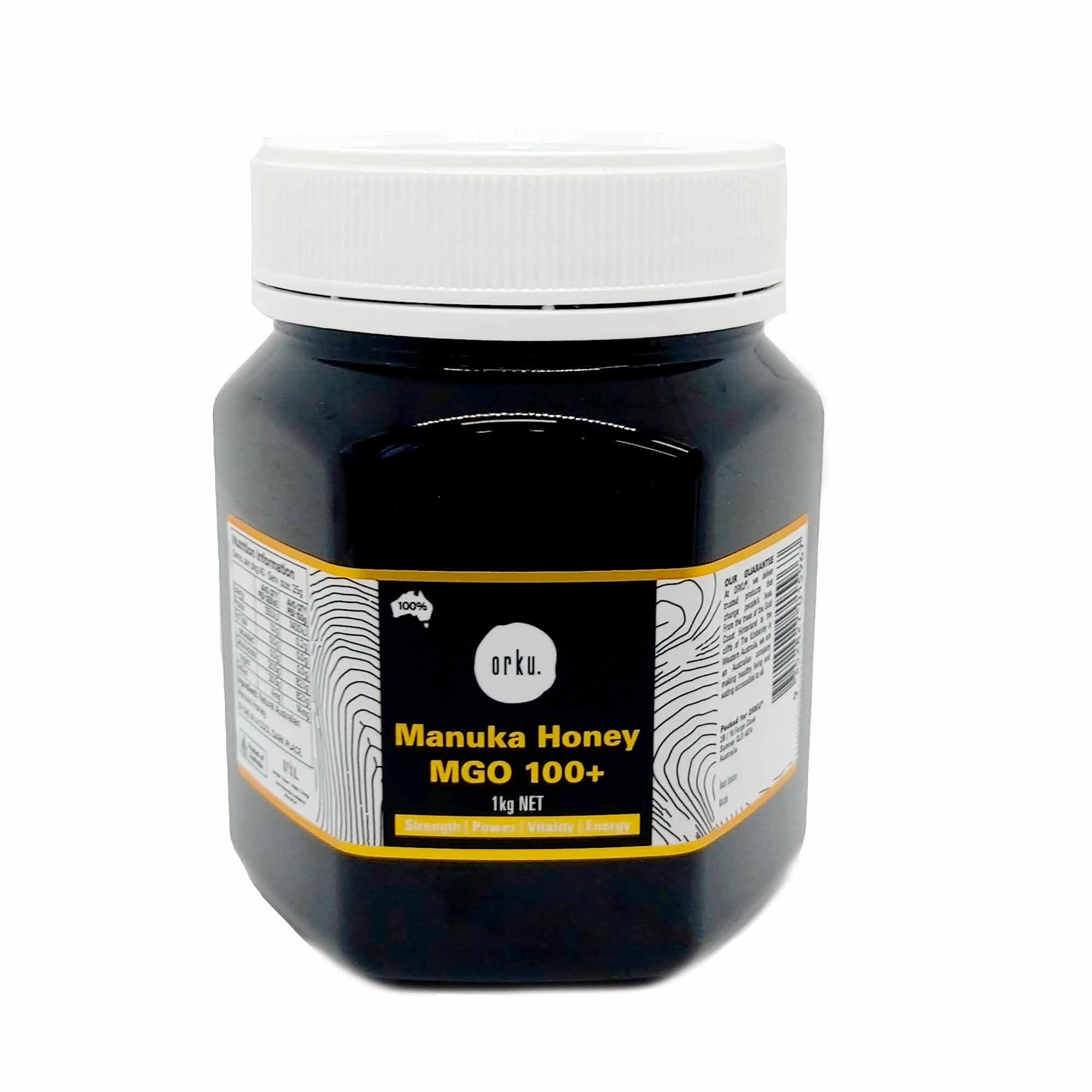 1Kg MGO 100+ Australian Manuka Honey - 100% Raw Natural Pure Jelly Bush-0