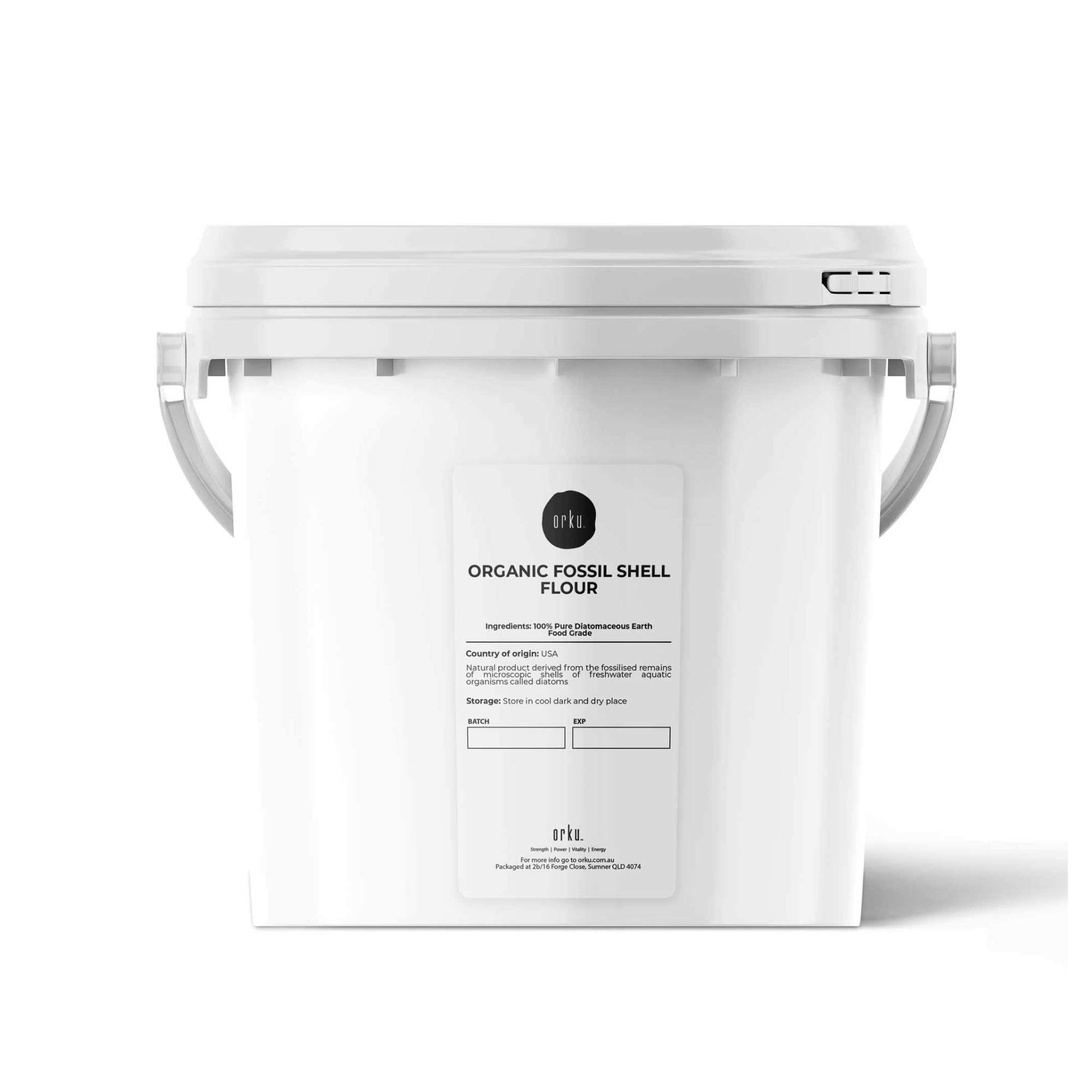 Organic Fine Diatomaceous Earth Tubs - Food Grade Fossil Shell Flour Powder-0