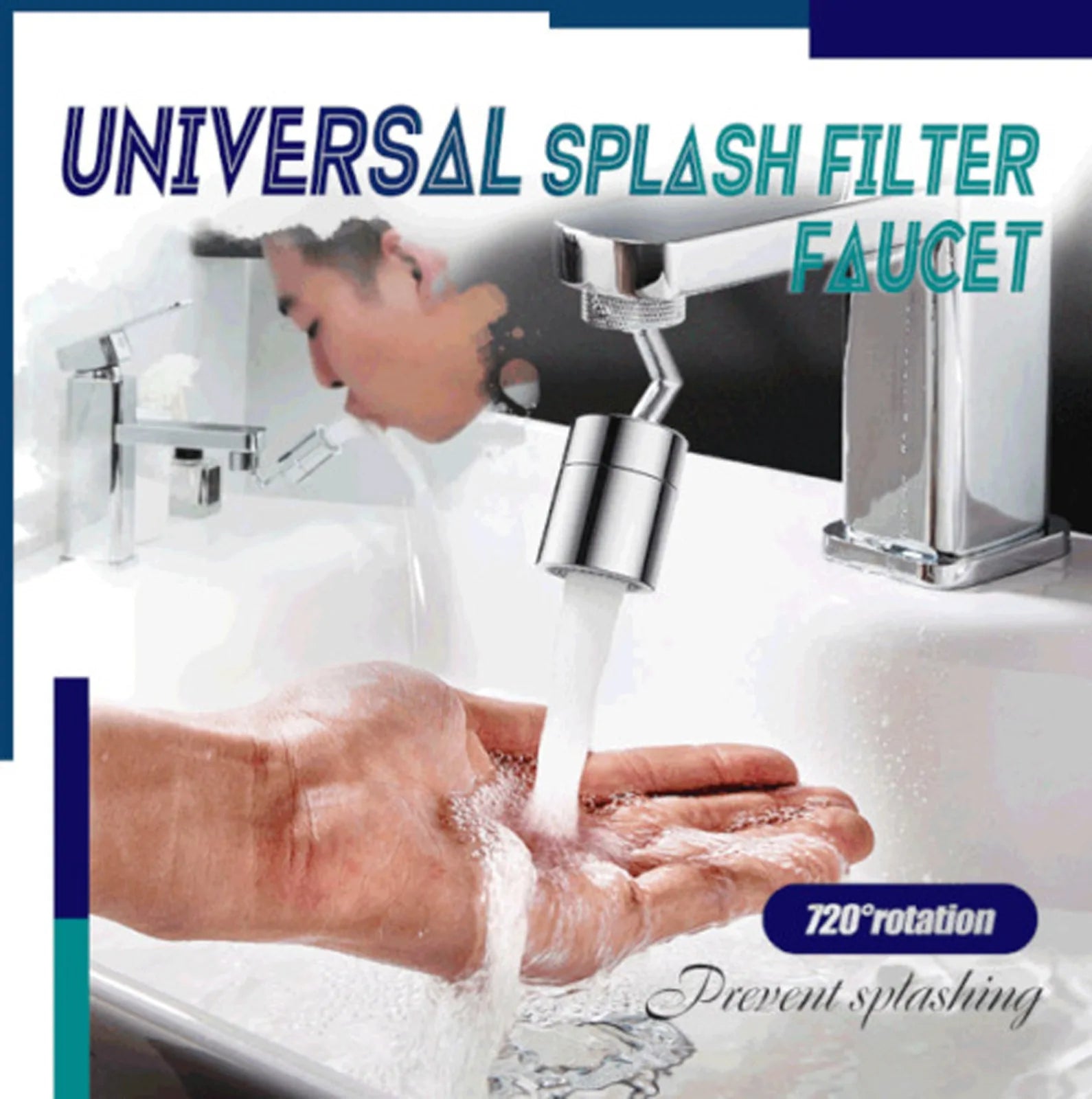 720 Degrees Universal Splash Filter Faucet