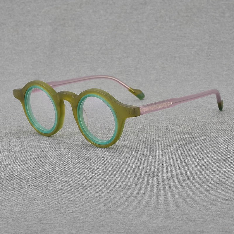 Fashion Female Personality Round Frame Glasses