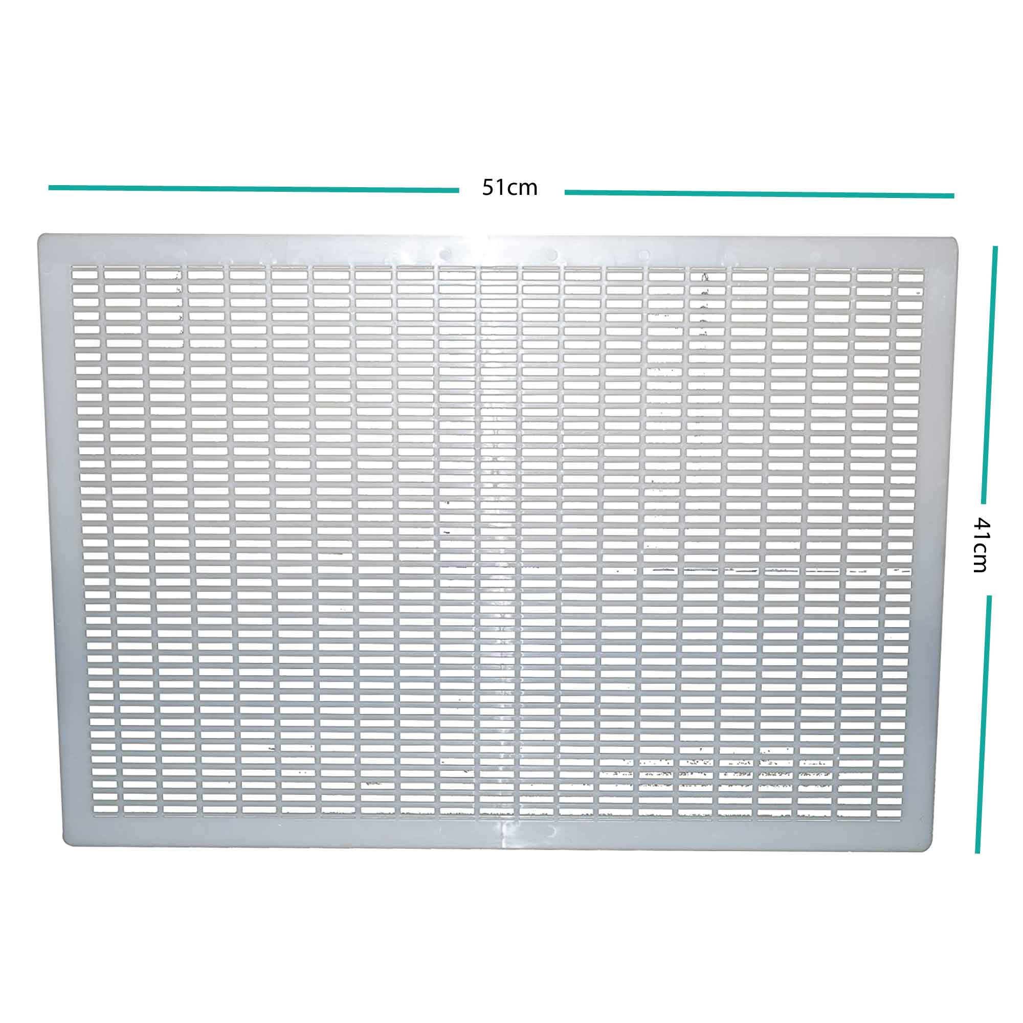 1x Frame Queen Bee Excluder For 10 Frame - Plastic 51x41cm Grill Trapper-1