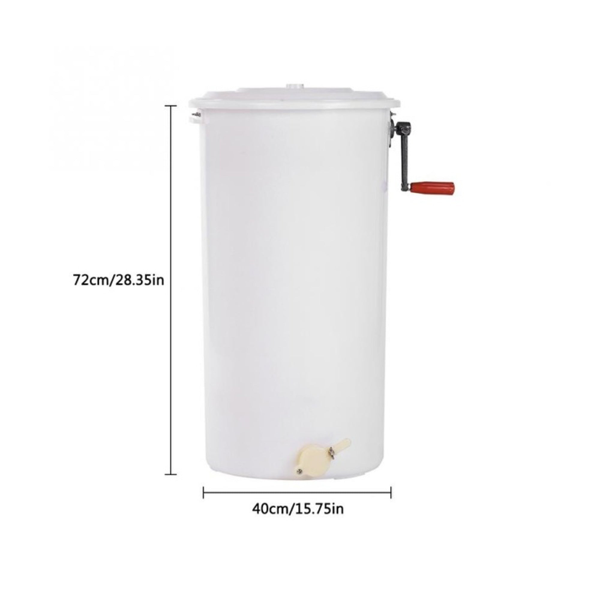 2 Frame Honey Extractor Plastic Two Manual Spinner Crank Honey Bee Beekeeping-2