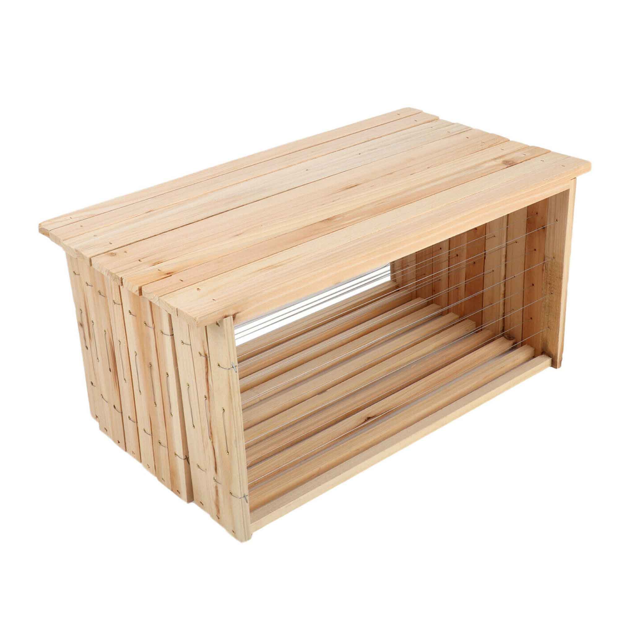 20x Wire Beehive Frame Assembled Wood Steel Unwaxed Deep Hive Frames Beekeeping-1