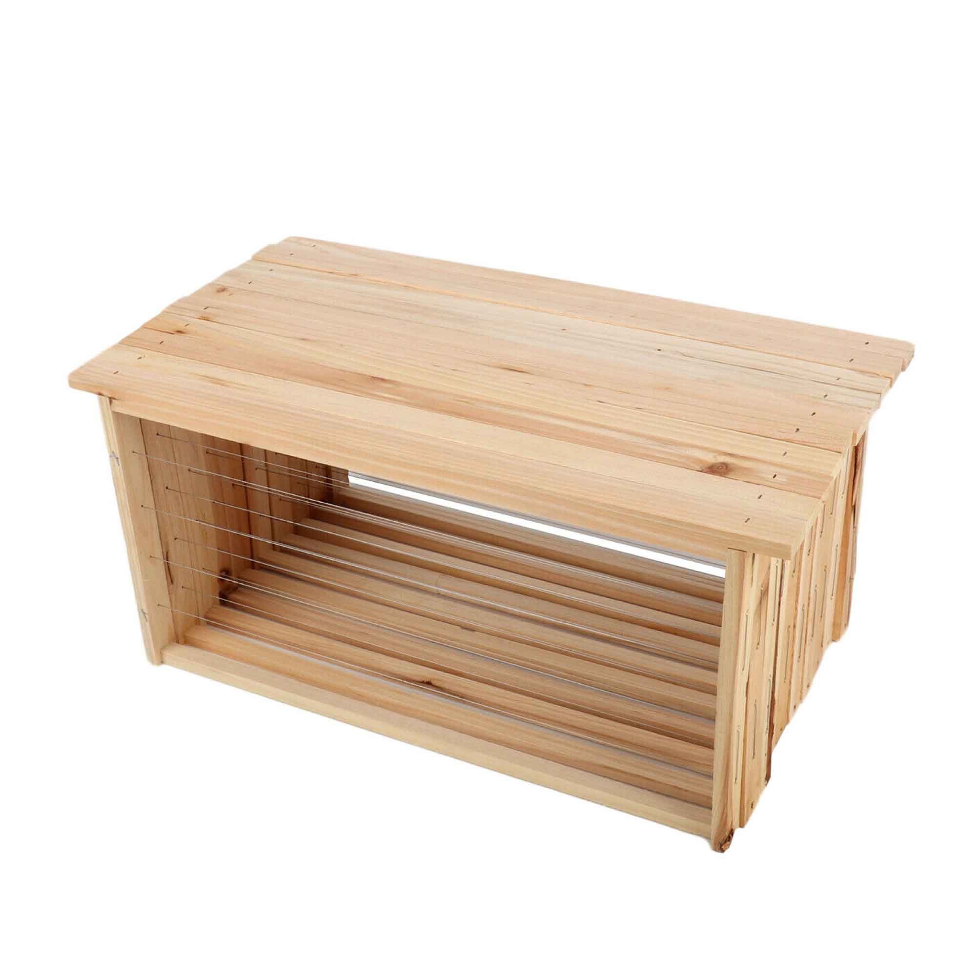 20x Wire Beehive Frame Assembled Wood Steel Unwaxed Deep Hive Frames Beekeeping-0