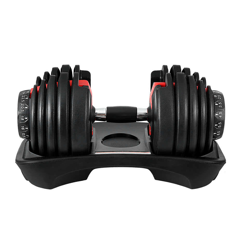 24kg Adjustable Dumbbell Dumbbells Weight Plates Home Gym Fitness Exercise-2