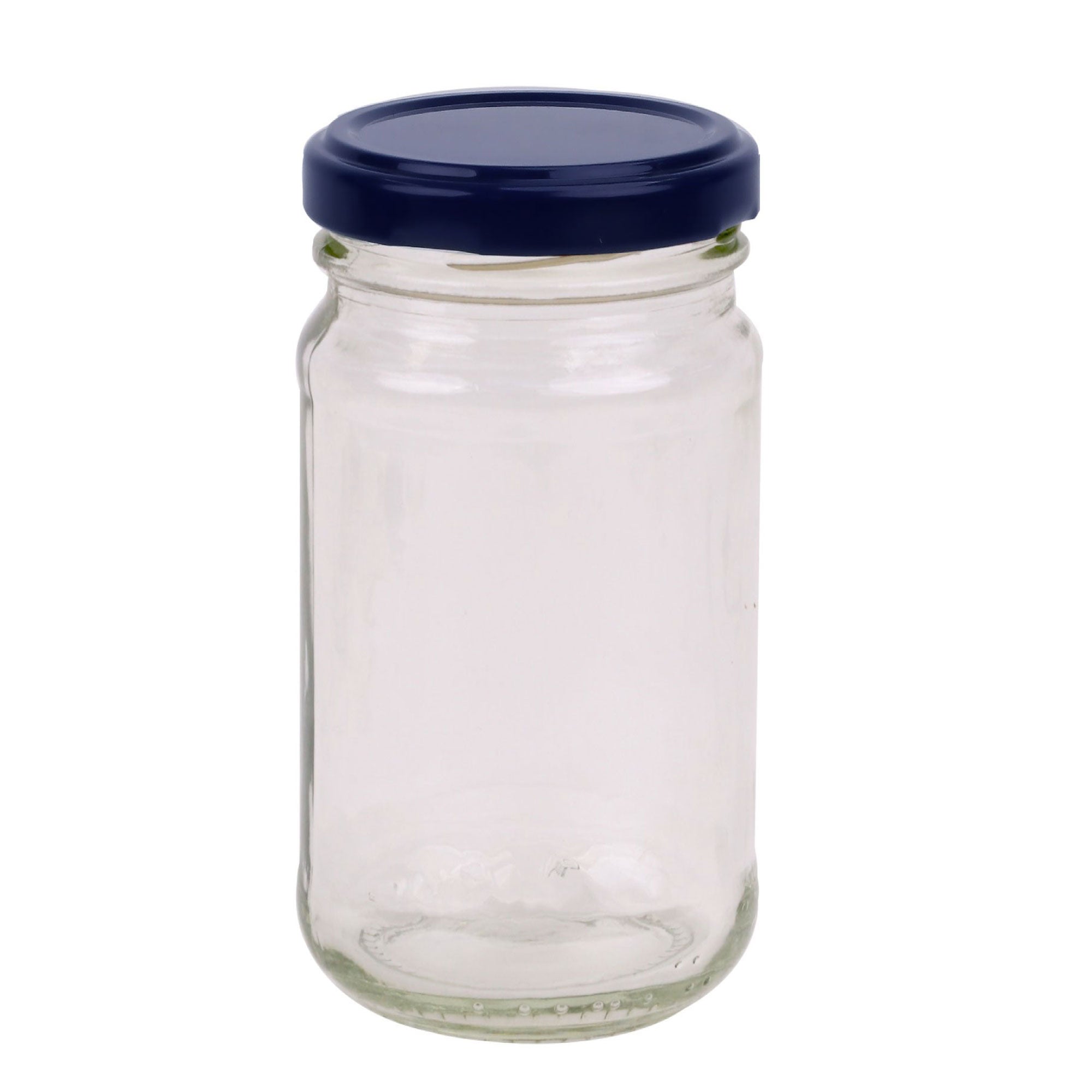 24x 375ml Flint Glass Jars + Twist Lids - Round Food Storage Preserving Jar-1