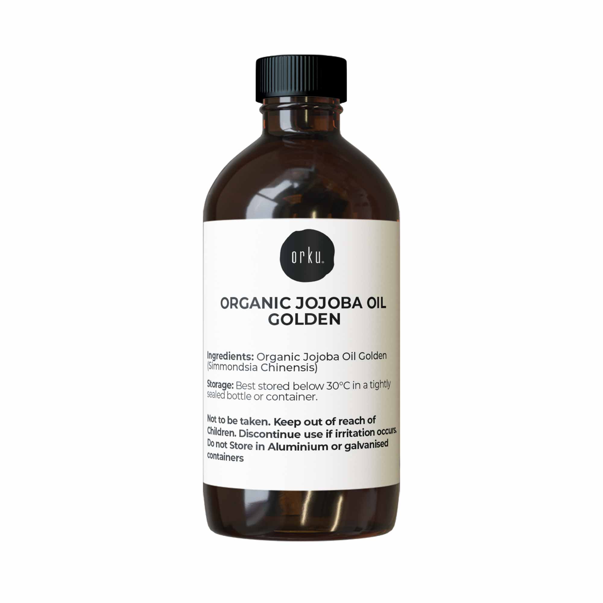 250ml Organic Jojoba Oil - Golden Pure Cold Pressed Seed For Hair Skin Nails-0