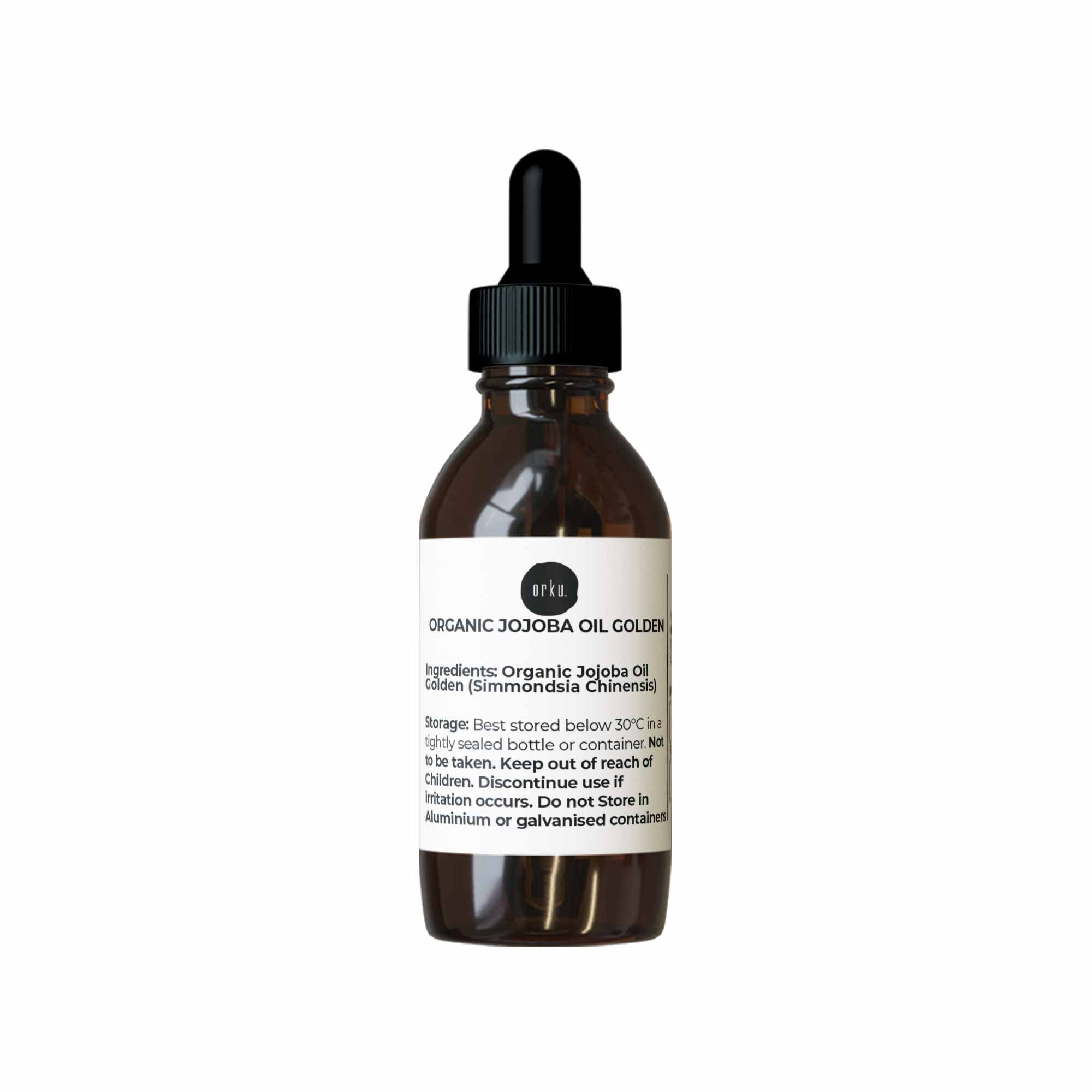 25ml Organic Jojoba Oil - Golden Pure Cold Pressed Seed For Hair Skin Nails-0