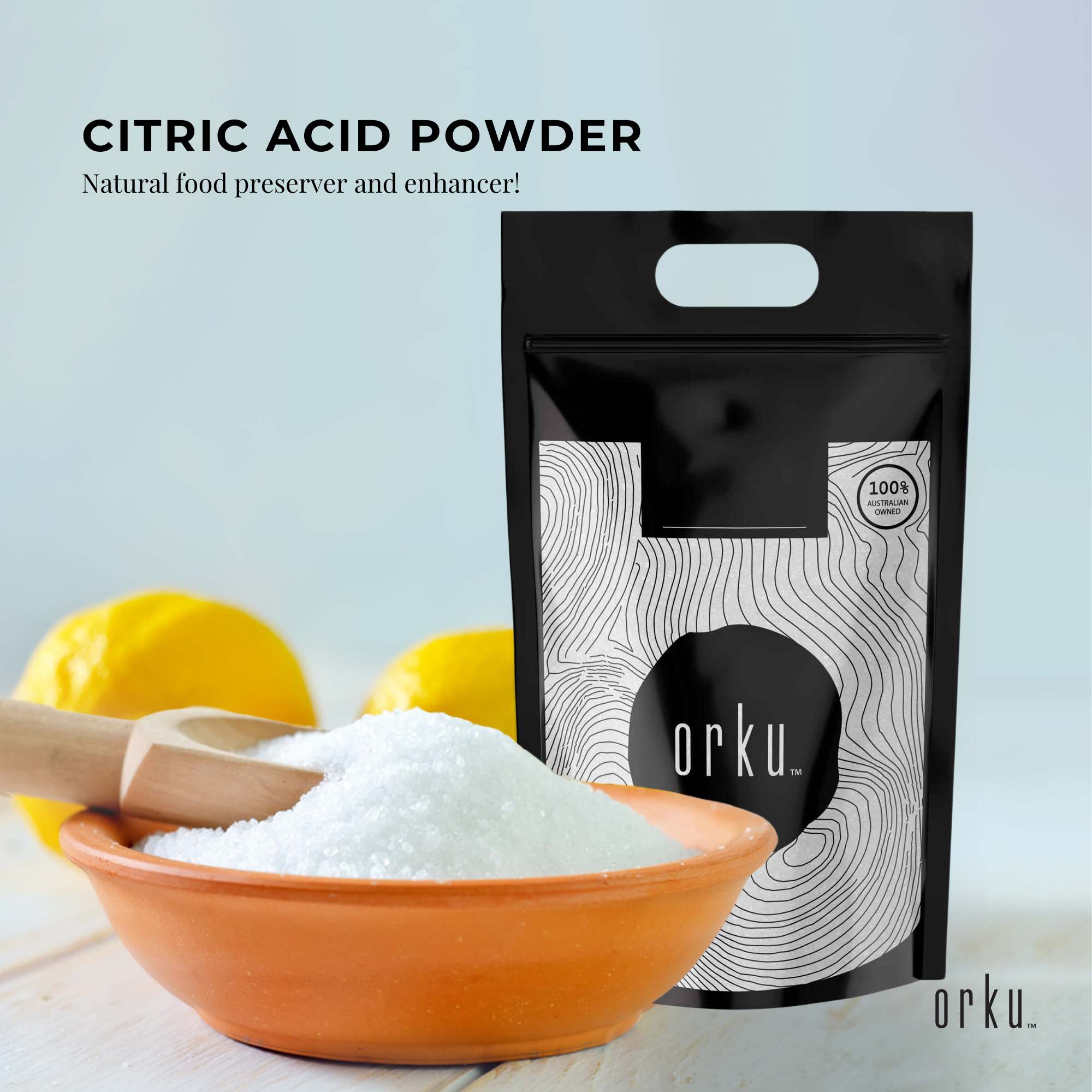 5Kg Citric Acid Powder - Food Grade Anhydrous GMO Free Preservative c6h807-1