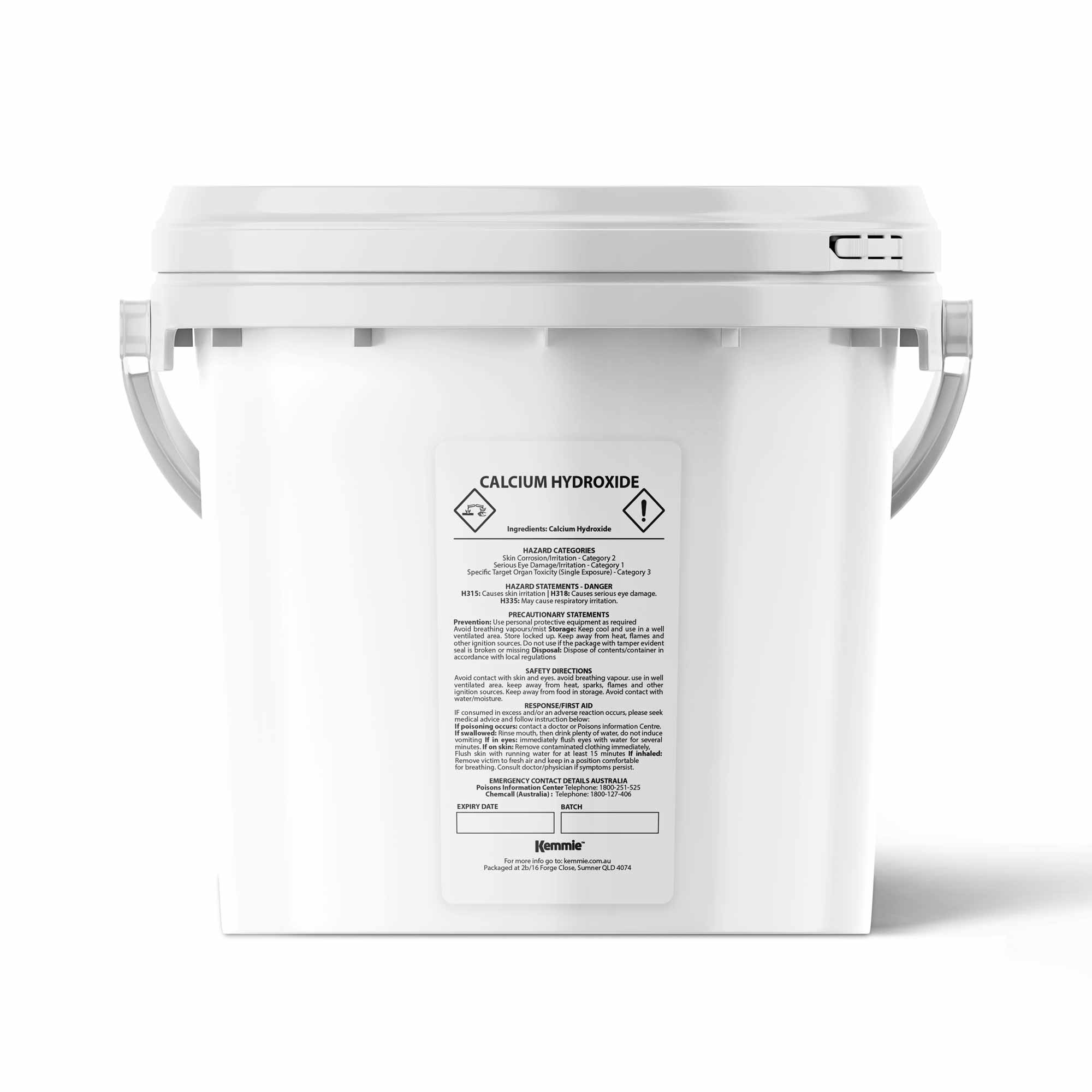 2.5kg Calcium Hydroxide Powder Tub Food Grade FCC Hydrated Slaked Pickling Lime-0