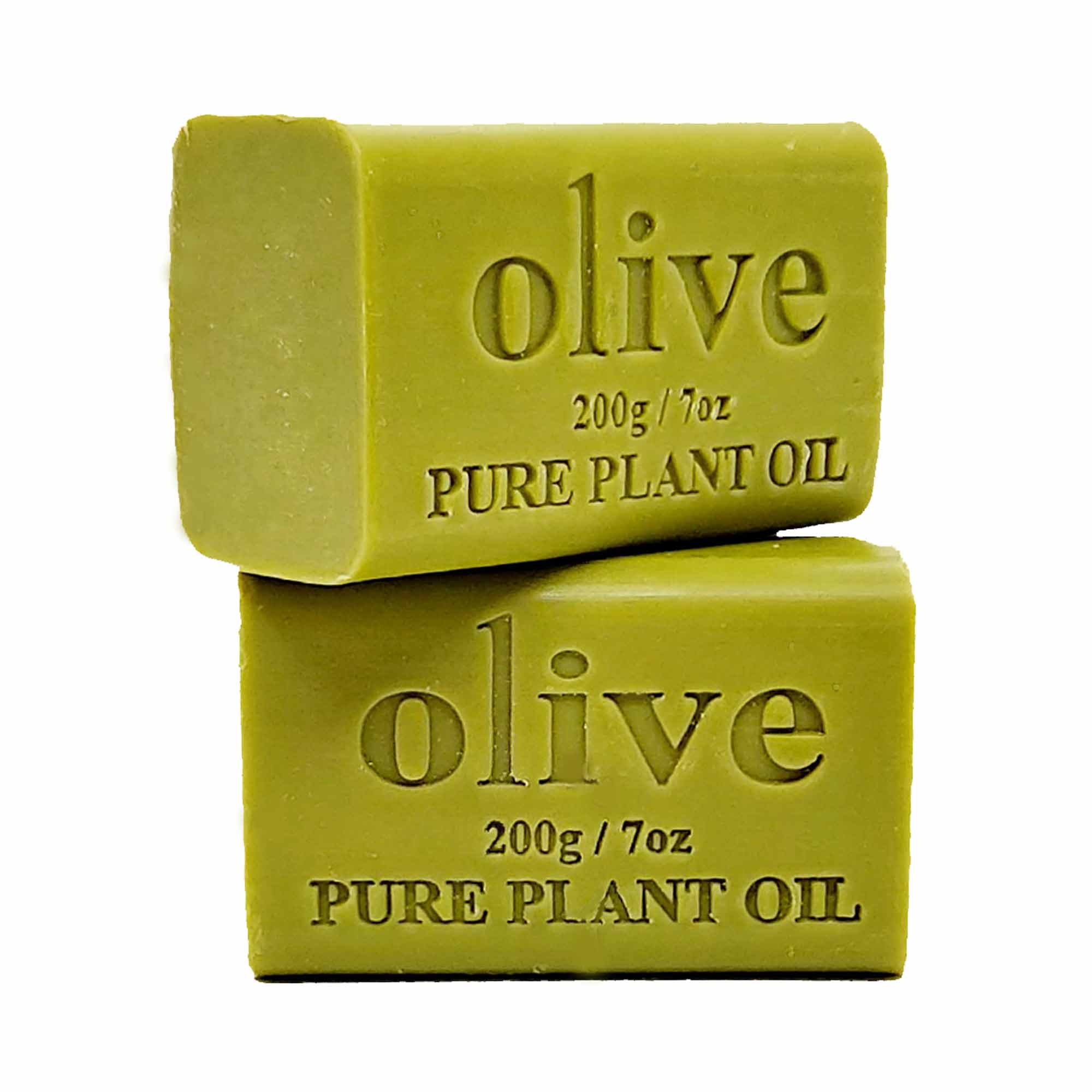 2x 200g Plant Oil Soap Olive Scent Pure Natural Vegetable Base Bar Australian-0